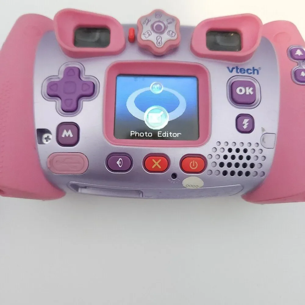 VTech Kidizoom Plus Digital Camera Pink 2MP 2x Zoom Kids Tested